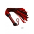 Short Suede Flogger Black Red - Xr Brands