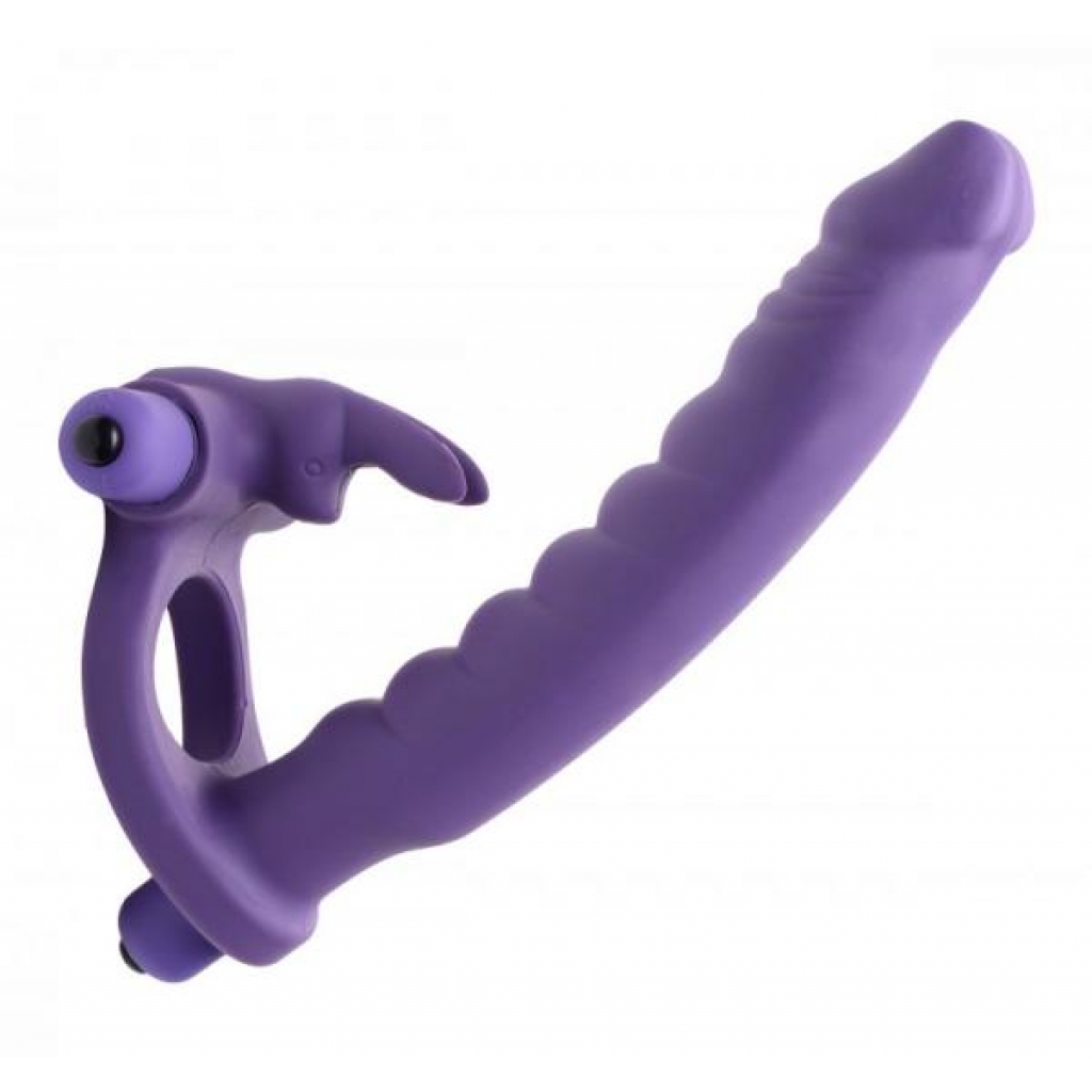 Double Delight Dual Insertion Vibrating Rabbit Ring