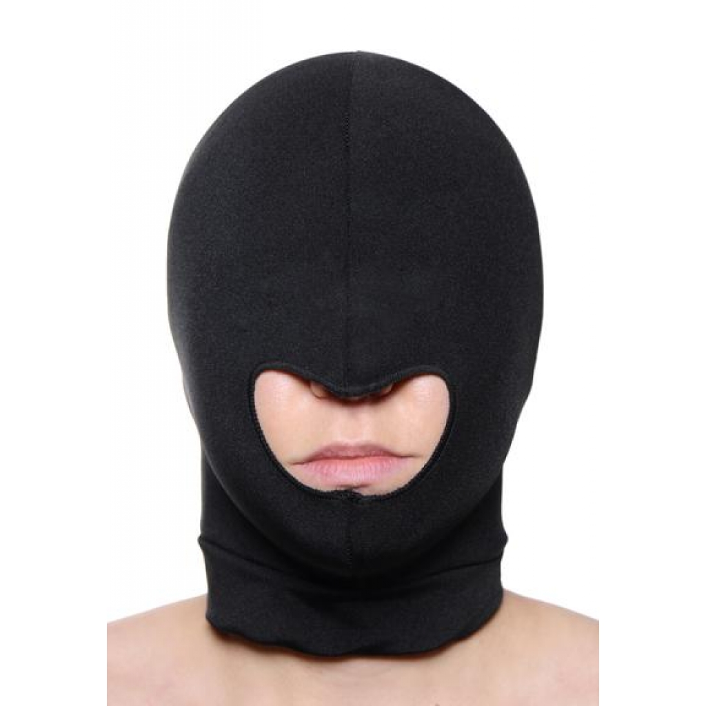 Blow Hole Open Mouth Spandex Hood - Adult Roleplay Accessory