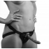 Strap U Sutra Harness with Vibrator Pouch - Black O/S