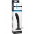 Strap U Ripples Silicone Dildo Black - Xr Brands