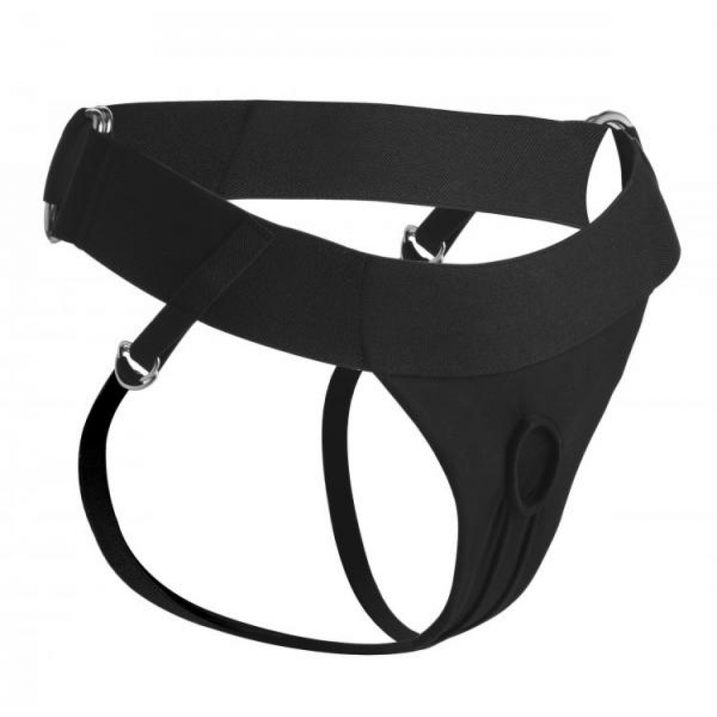 Strap U Avalon Jock Style Harness Black O/S - Xr Brands