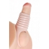 Really Ample Ribbed Penis Enhancer Sheath Beige  - Xr Brands