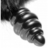 Tailz Bunny Faux Fur Tail Plug Black - Xr Brands