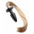 Tailz Pony Tail Blonde Anal Plug Black - Xr Brands