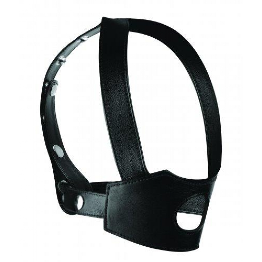 Face Fuk II Dildo Face Harness Black O/S - Xr Brands