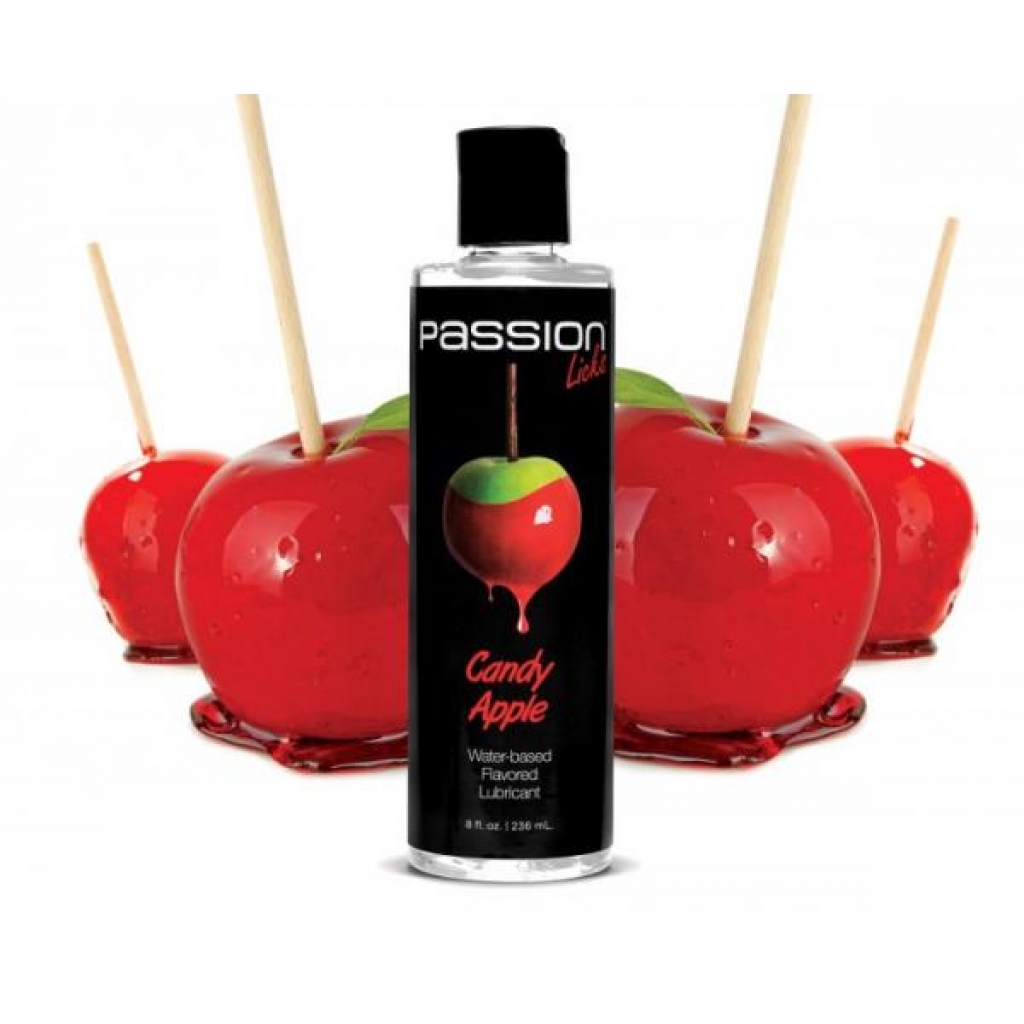 Passion Licks Candy Apple Flavored Lubricant 8oz - Xr Brands