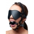 Strict Blindfold Harness Plus Ball Gag - Xr Brands