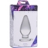 Ember Weighted Tapered Anal Plug - Clear