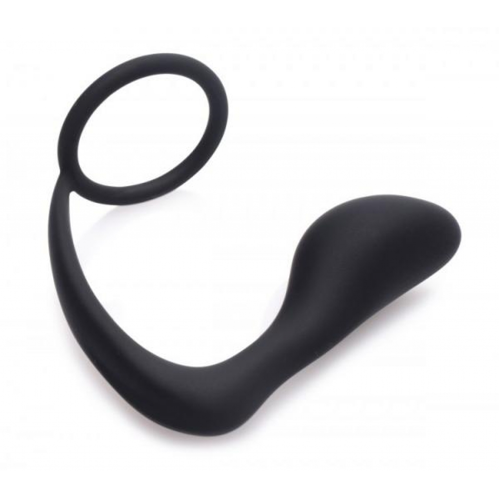 Explorer II Prostate Stimulator & Cock Ring Black - Xr Brands