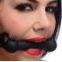 Strict Silicone Bit Gag Black O/S - Xr Brands