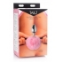 Fluffy Bunny Tail Anal Metal Butt Plug Pink - Xr Brands