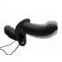 Power Pegger Silicone Double Dildo Black with Harness - Xr Brands