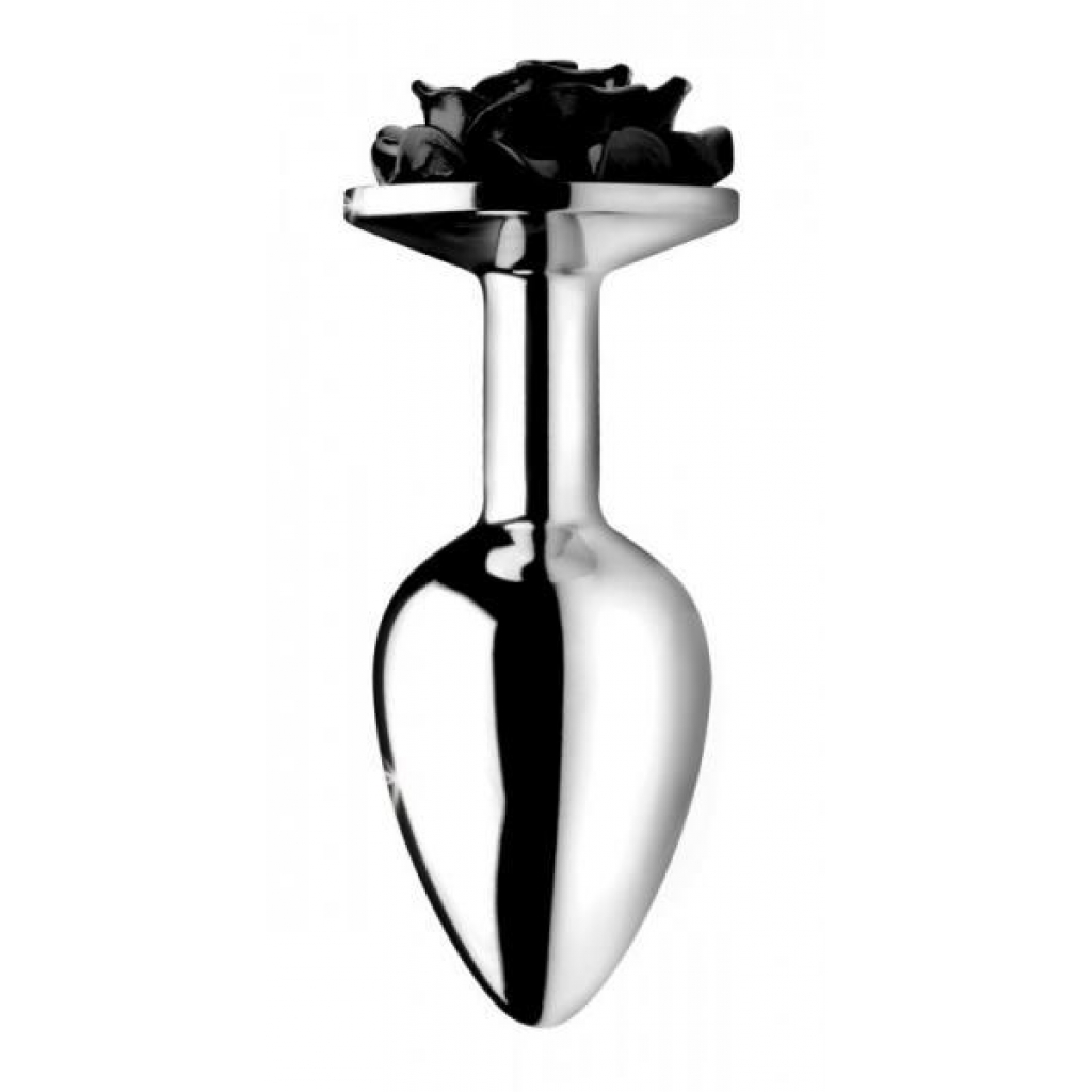 Booty Sparks Black Rose Anal Plug Medium - Xr Brands