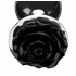 Booty Sparks Black Rose Anal Plug Medium - Xr Brands