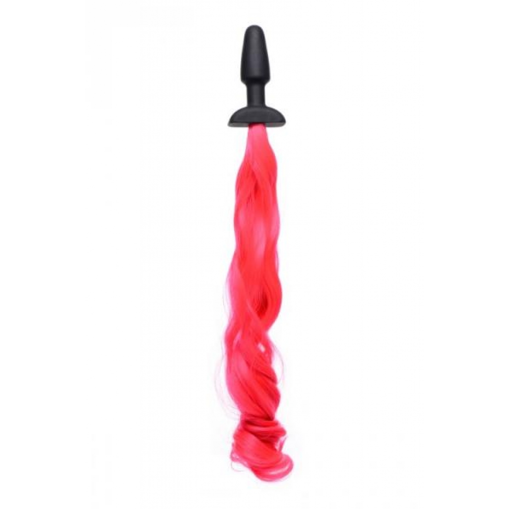 Tailz Pony Tail Anal Plug - Hot Pink