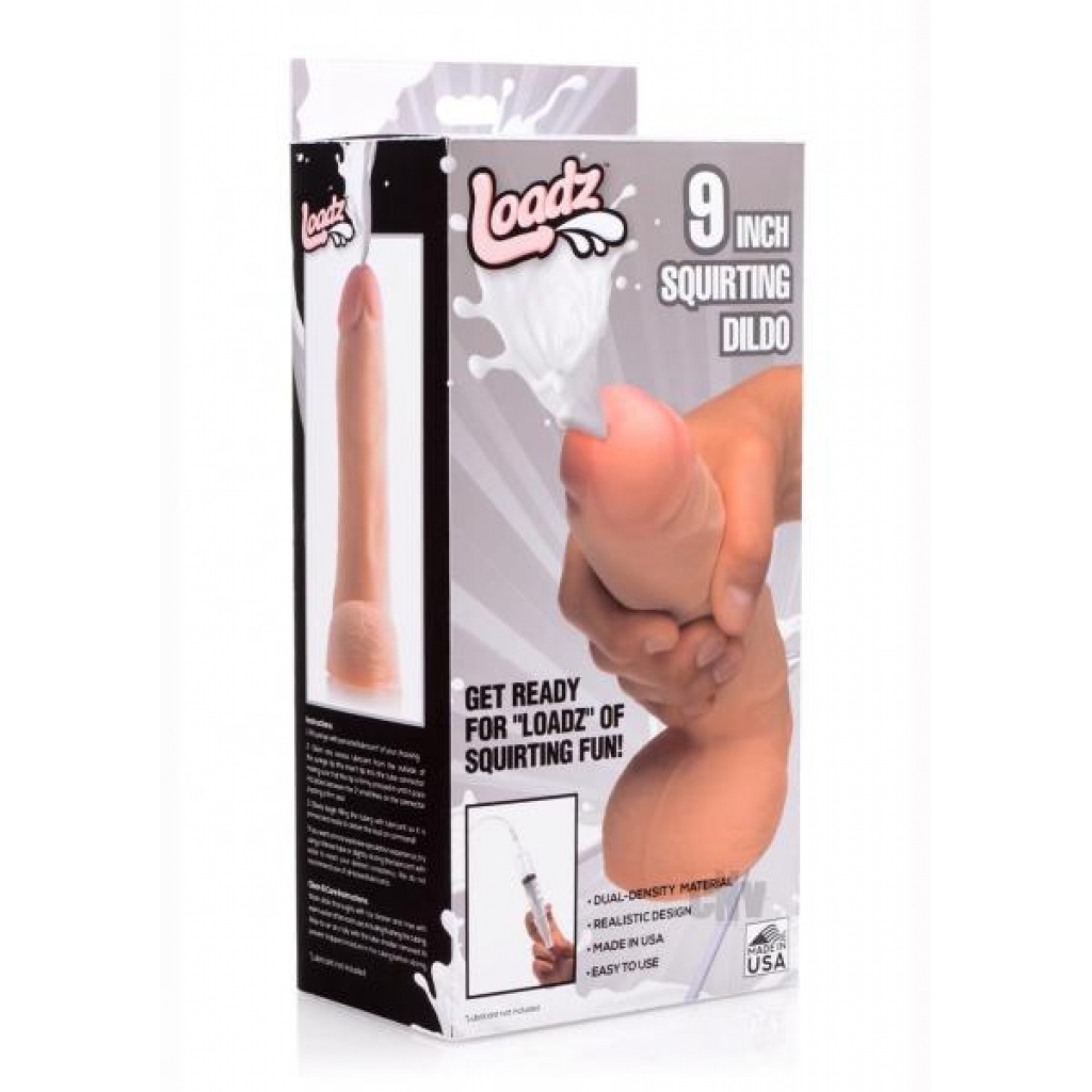 Loadz Dual Density Squirting Cock - 9 Fl