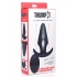 Kinetic Thumping 7X Large Black Butt Plug Thump It! - Xr Brands