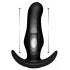 Thump It Curved Thumping Silicone Butt Plug - Xr Brands