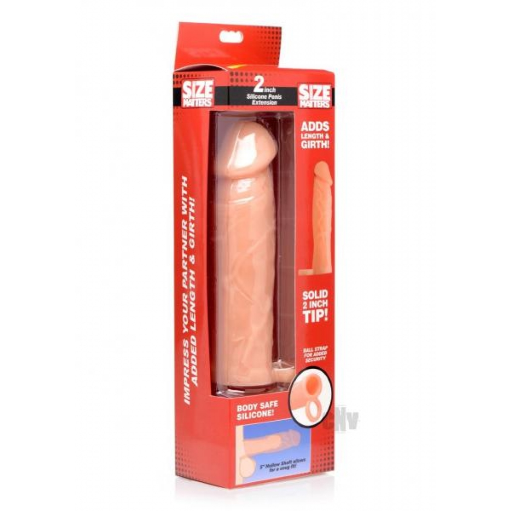 Size Matters - Silicone Penis Extension - 2 inches