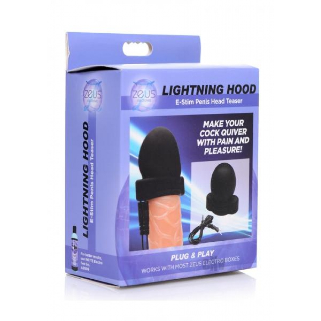 Zeus Lightning Hood Penis Head Tease - E-stim Accessories