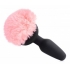 Pink Bunny Tail Vibrating Anal Plug - Xr Brands