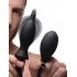 Dark Inflator Silicone Inflatable Anal Plug Black - Xr Brands