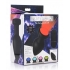 Booty Sparks Silicone Vibrating LED Plug - Medium - Black