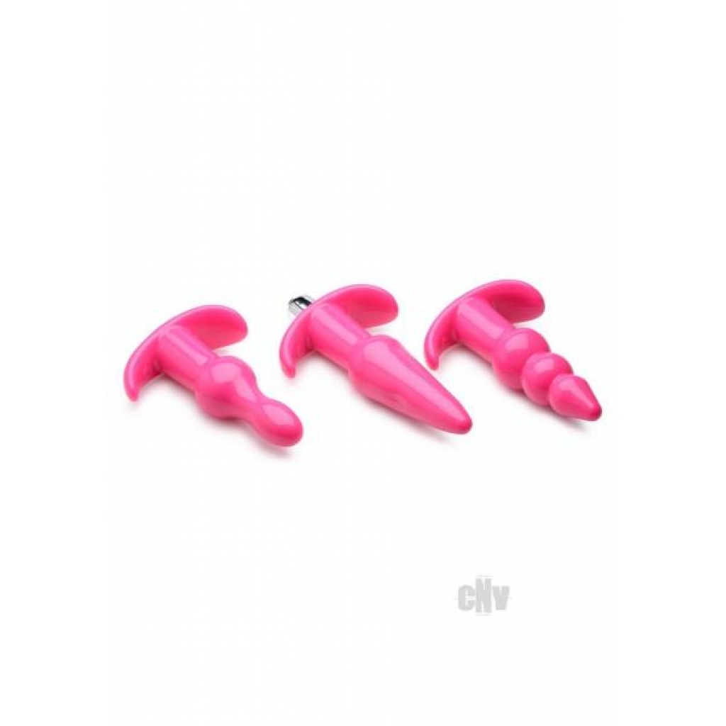 Frisky Thrill Trio Pink Anal Set - Xr Llc