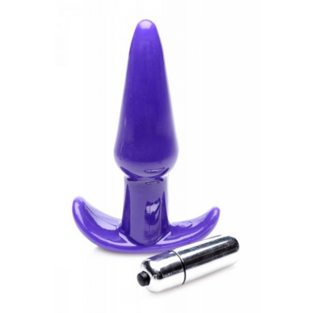 Frisky Thrilling Purple Smooth Anal Plug - Xr Brands