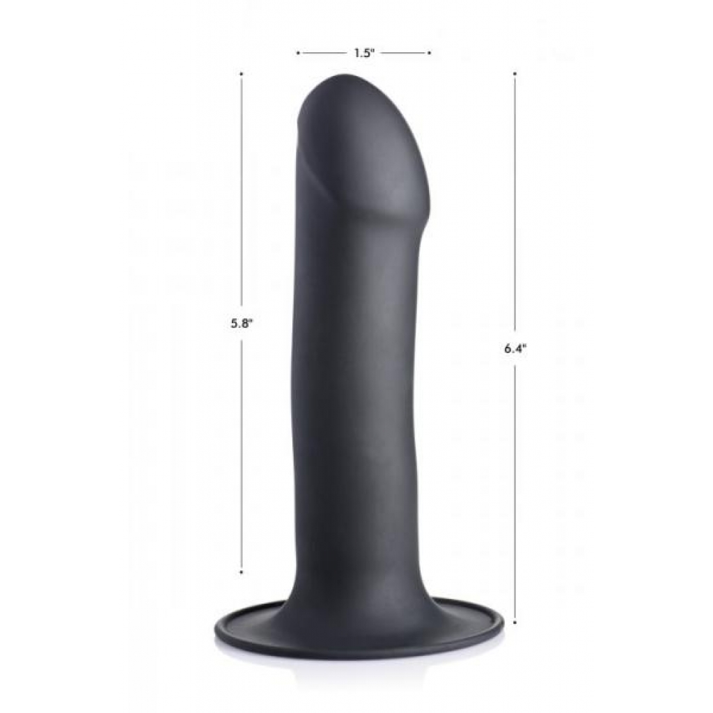 Squeeze-It Squeezable Phallic Dildo - Black