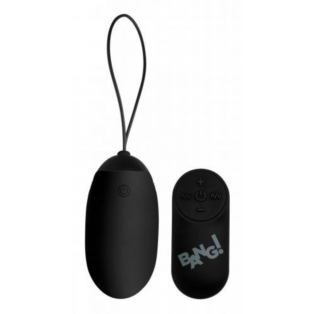 Bang XL Vibrating Egg Black - Xr Brands