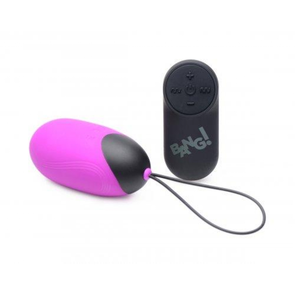 Bang XL Silicone Vibrating Egg Purple - Xr Brands