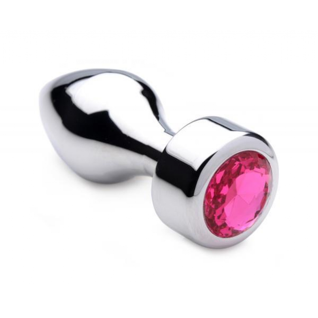 Hot Pink Weighted Aluminum Plug Medium - Xr Brands