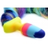 Rainbow Unicorn Tail Anal Plug - Xr Brands