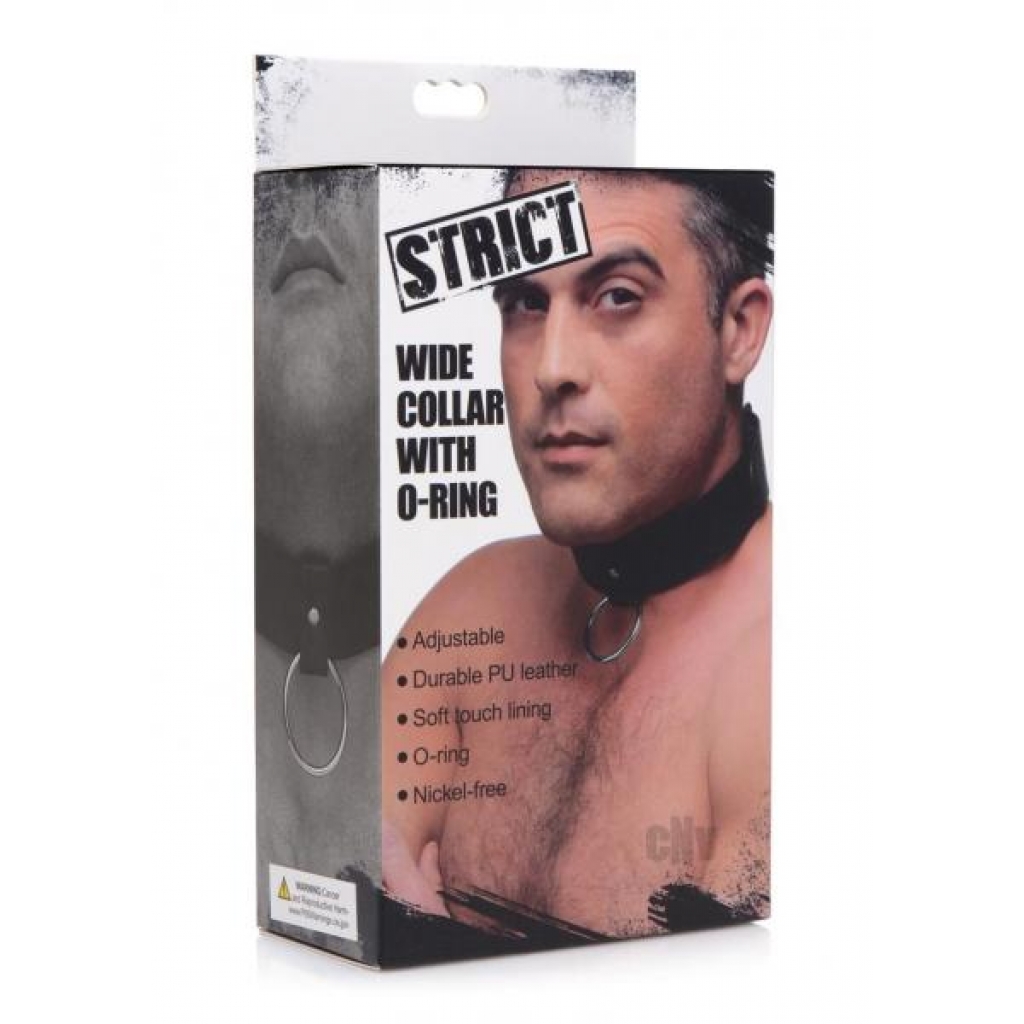 Strict Wide Collar W/ O-ring Black - Xr Llc