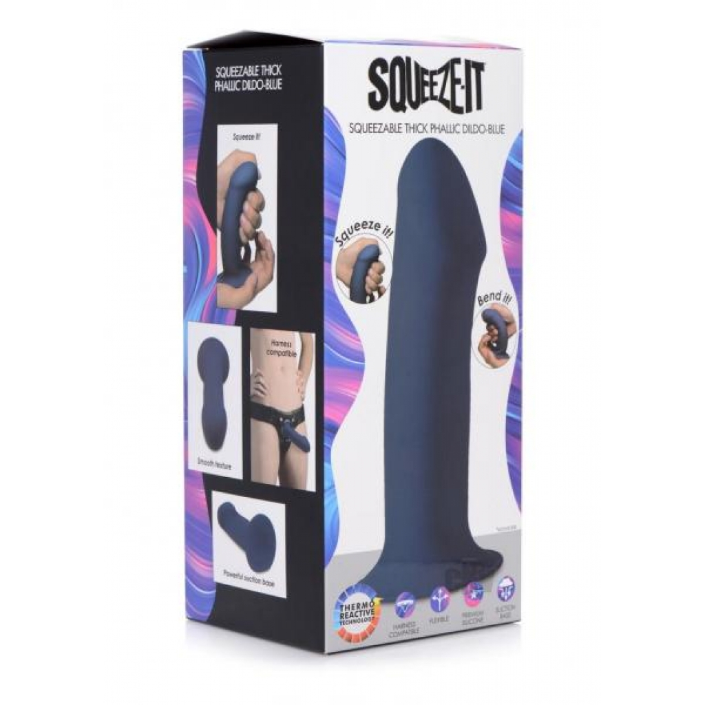 *special*squeezable Thick Dildo Blu - Xr Llc