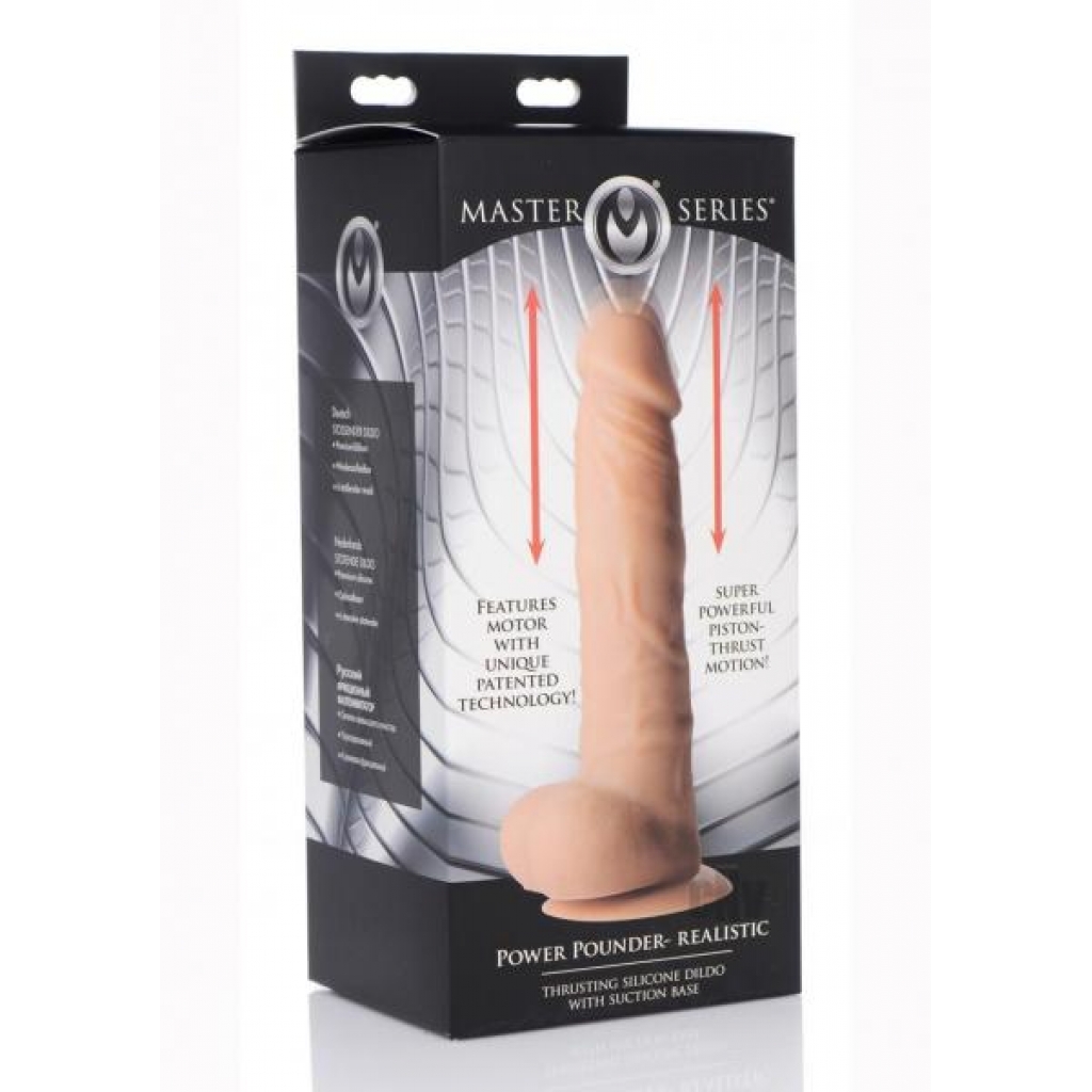 Ms Power Pounder Thrusting Dildo Tan - Xr Llc