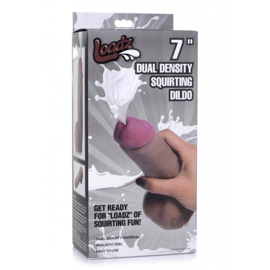 Loadz Dual Dense Squirt Dildo 7 Dark - Xr Llc