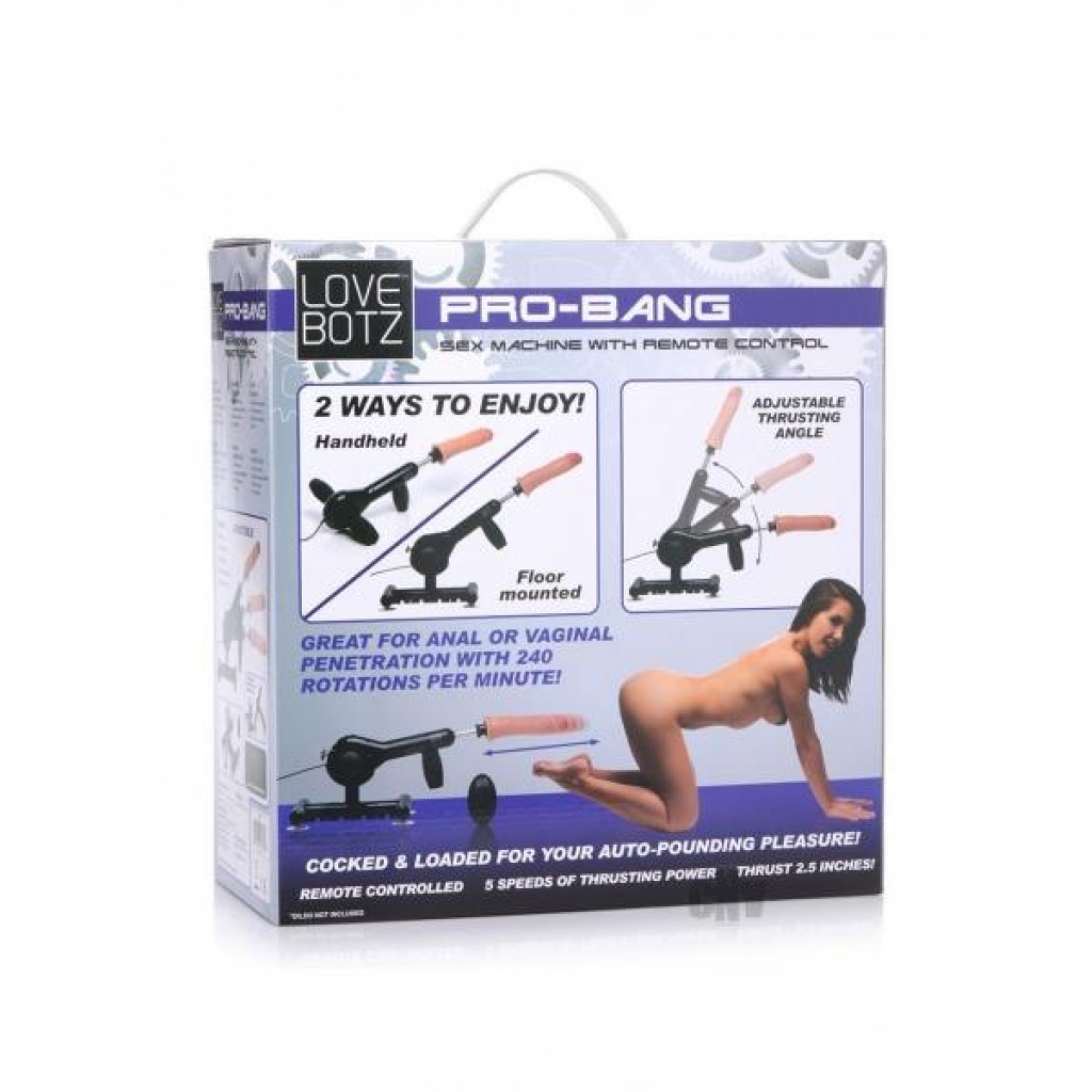 LB Pro Bang Sex Machine with Remote - Thrilling Thrusting Action