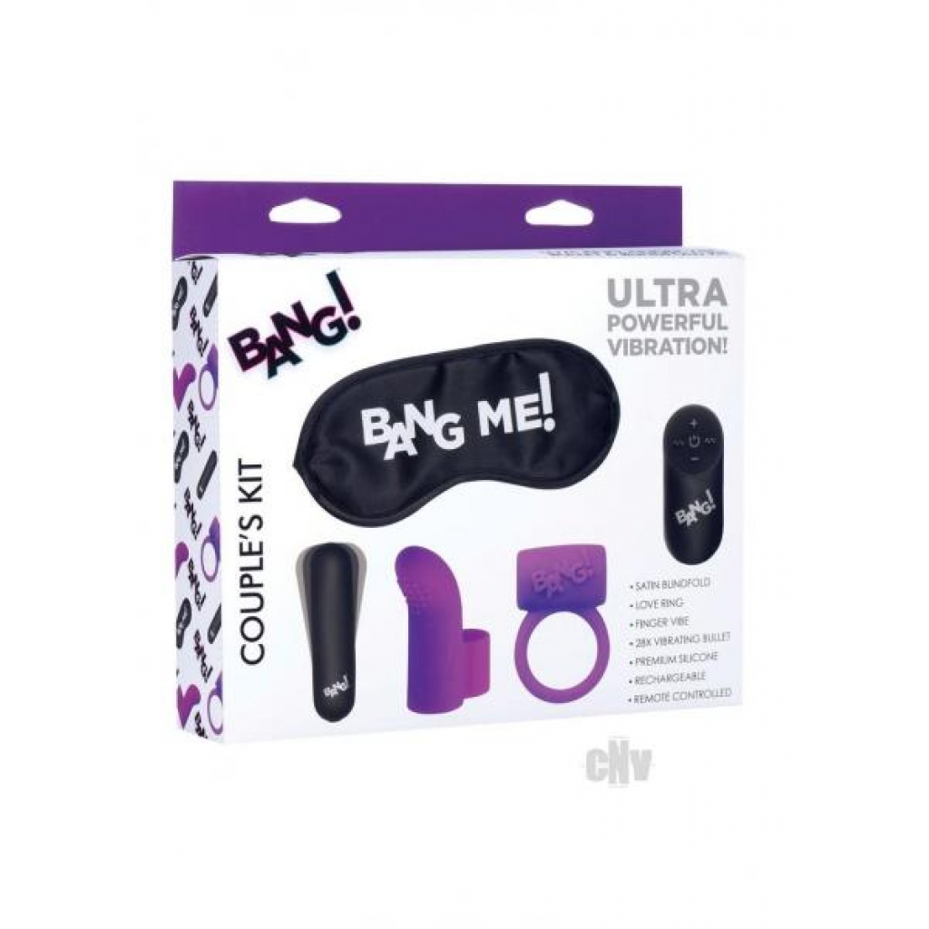 Bang Couples Love Ring Kit Purple - Xr Llc