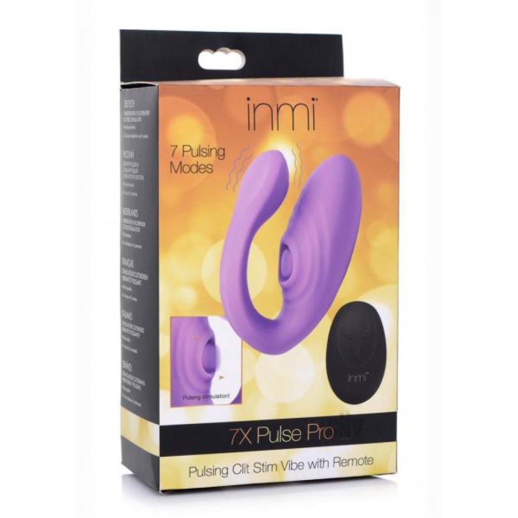 Inmi 7x Pulse Pro Vibrator with Remote - Dual Pleasure