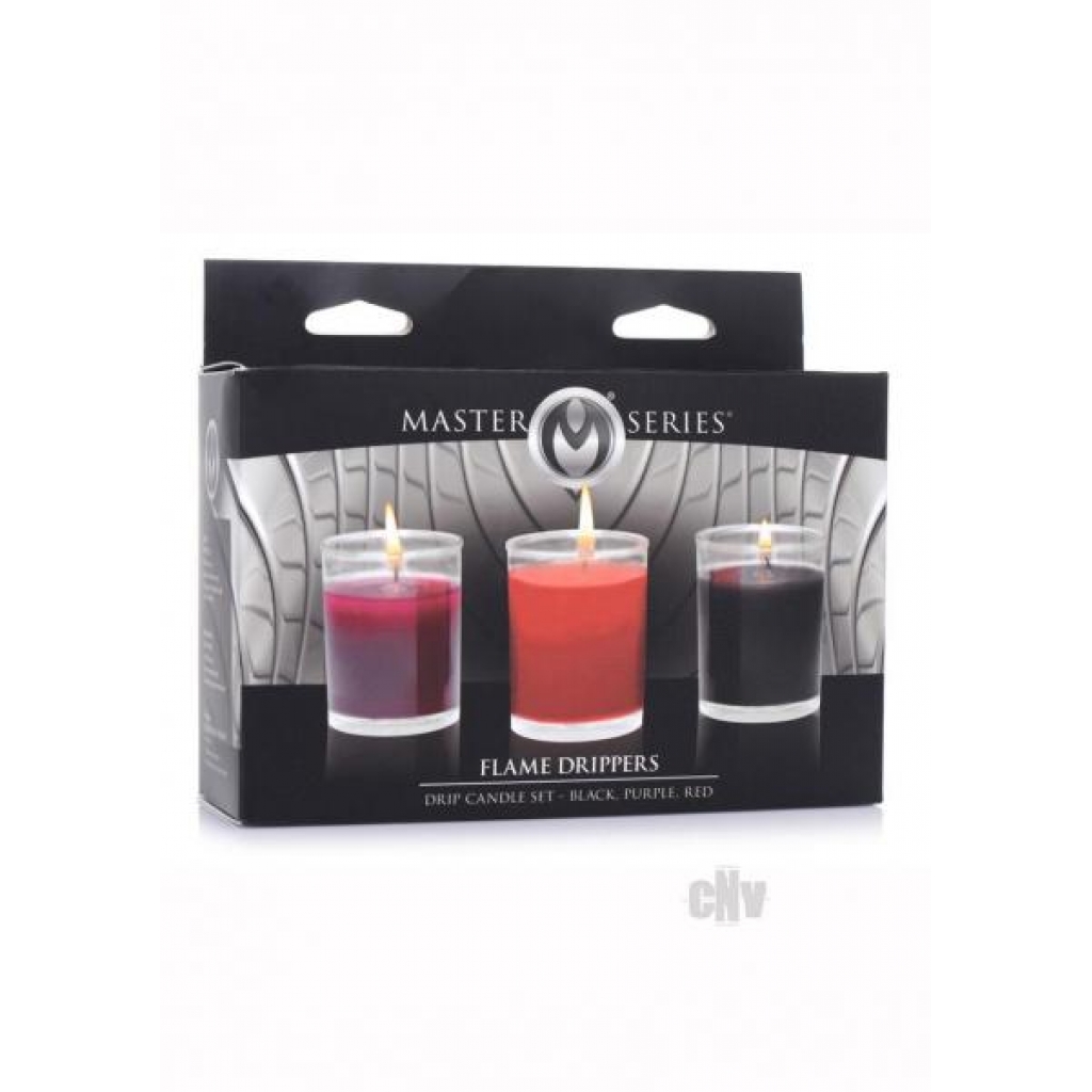 Ms Flame Drippers Candle Set Red/black - Xr Llc