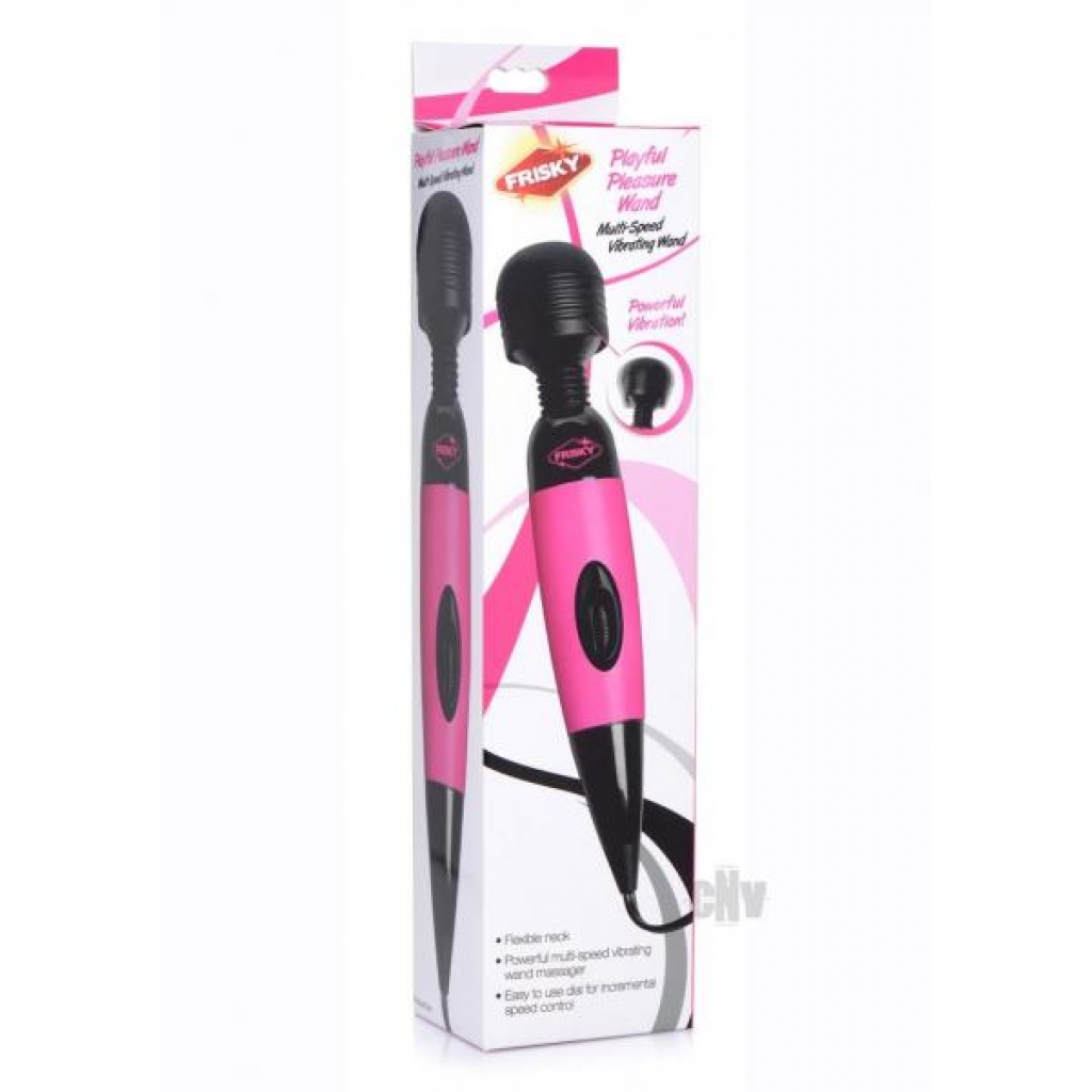 Frisky Playful Pleasure Wand Pink - Xr Llc