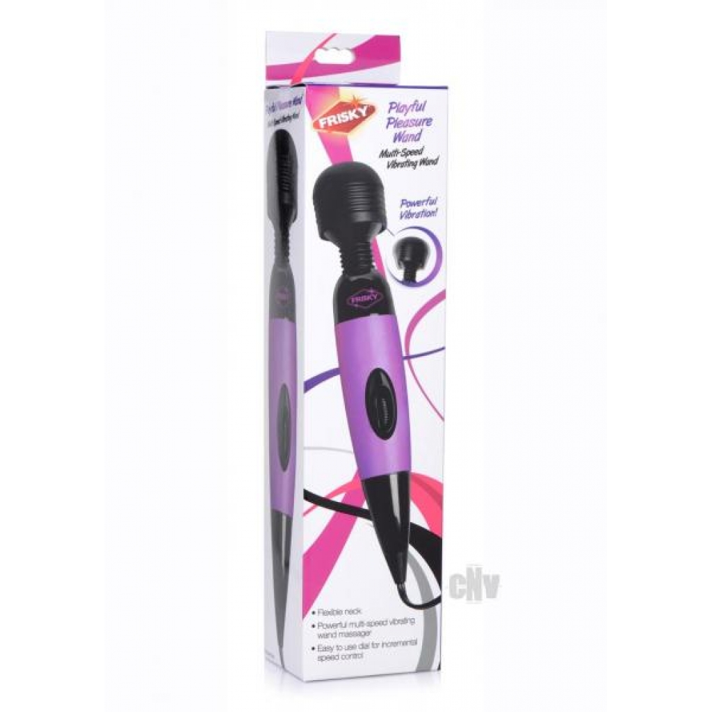 Frisky Playful Pleasure Wand Purple - Xr Llc