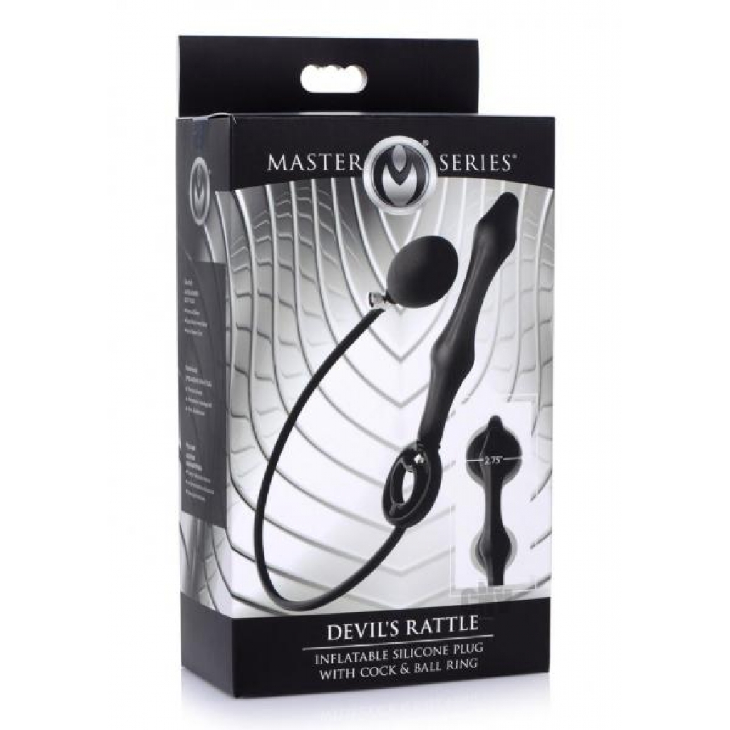 Ms Devils Rattle Inflatable Plug/Ring - Ultimate Pleasure