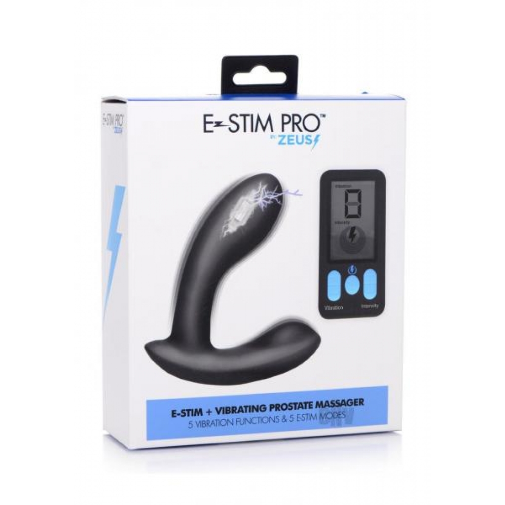 Zeus Vibe And Estim P Massager With Remote