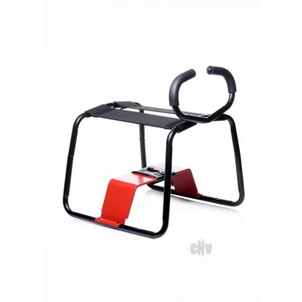 LB Banging Bench EZ Ride Stool - Black/Red