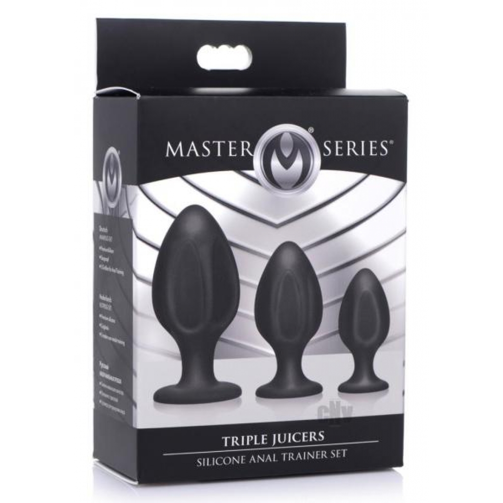 Ms Triple Juicers Anal Trainer Set Black - Xr Llc