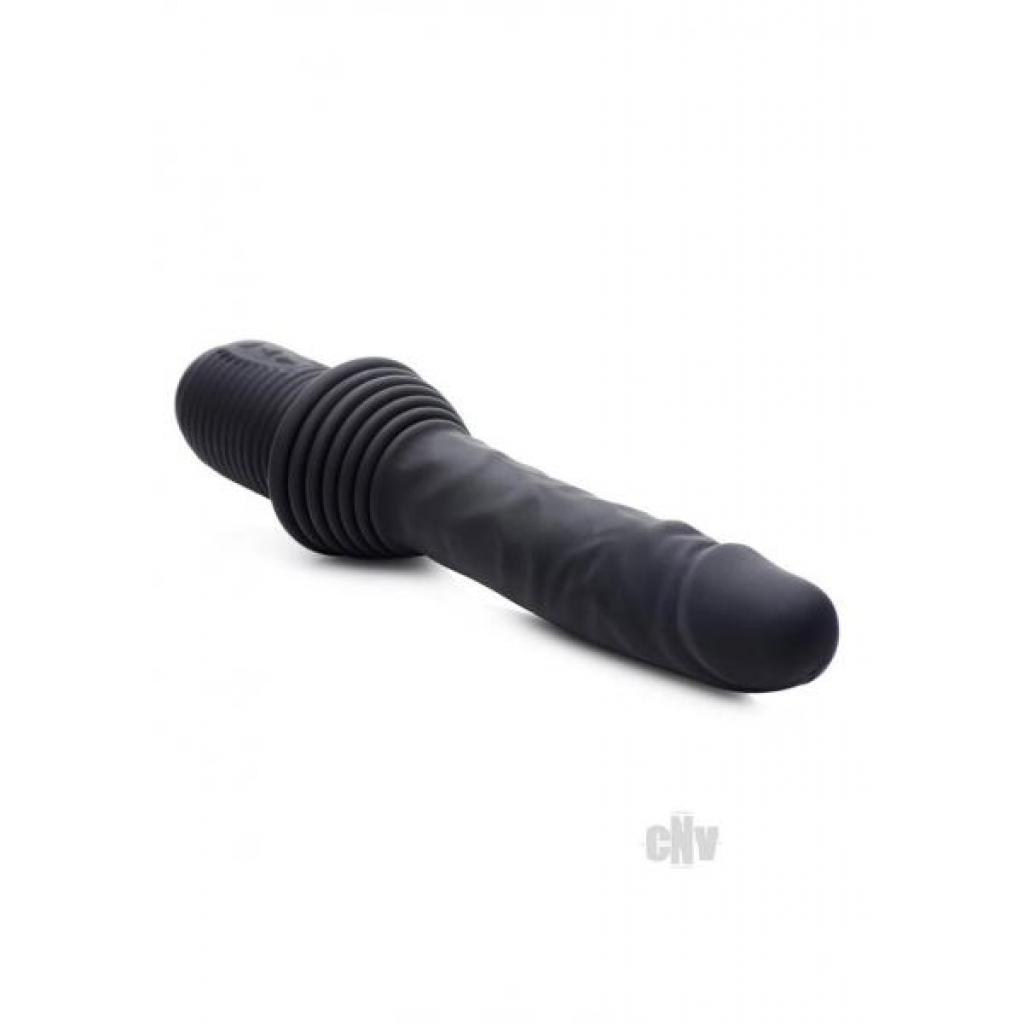 Ms Vibrating Thrusting Dildo Black - Xr Llc